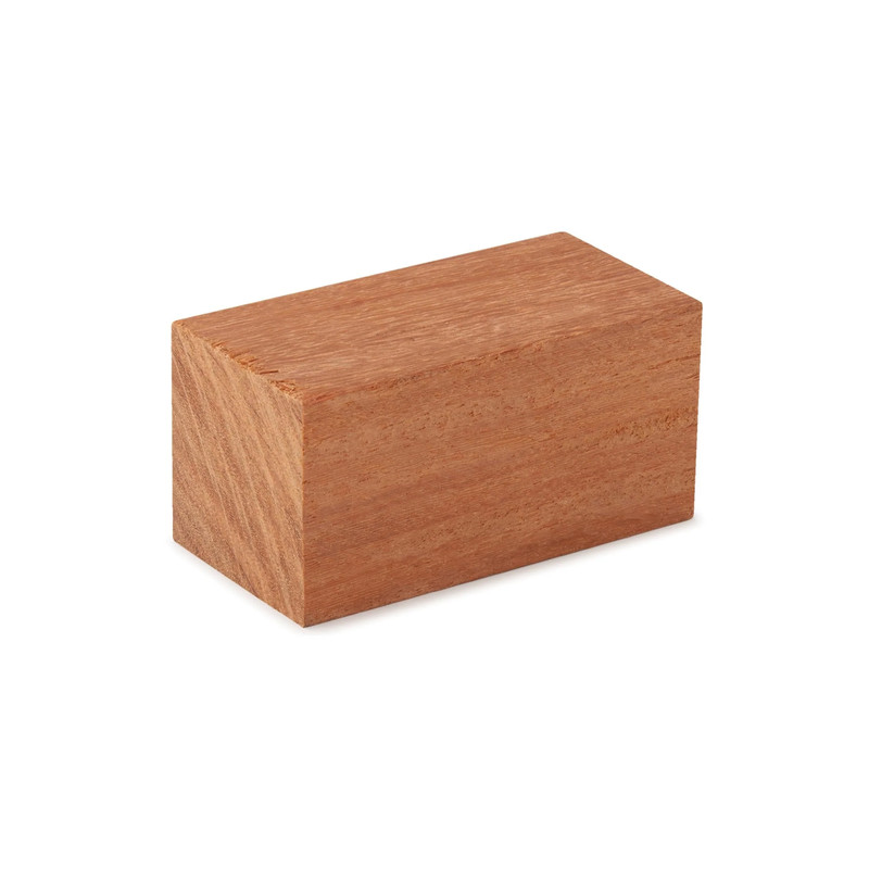 Pau Rosa Wood Turning Stock - Thickness:1-1/2" - Width:1-1/2" - Length:3"